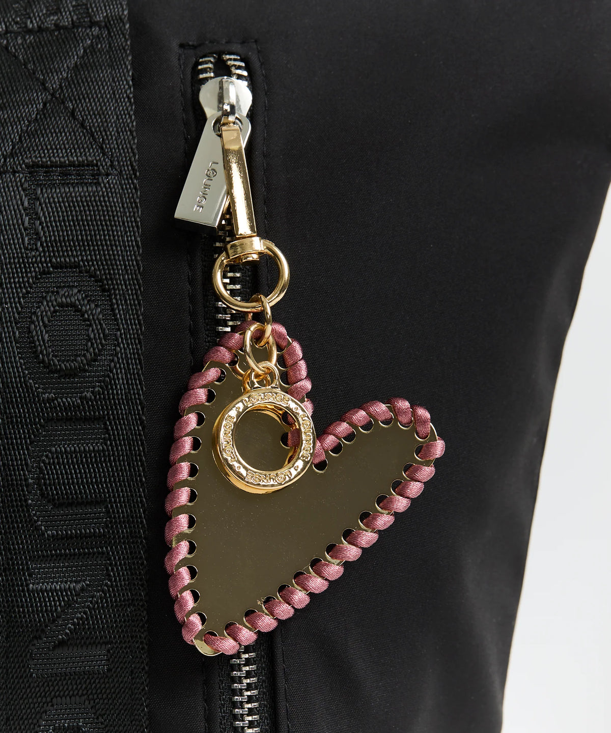 Llavero Corazón Borde Cinta