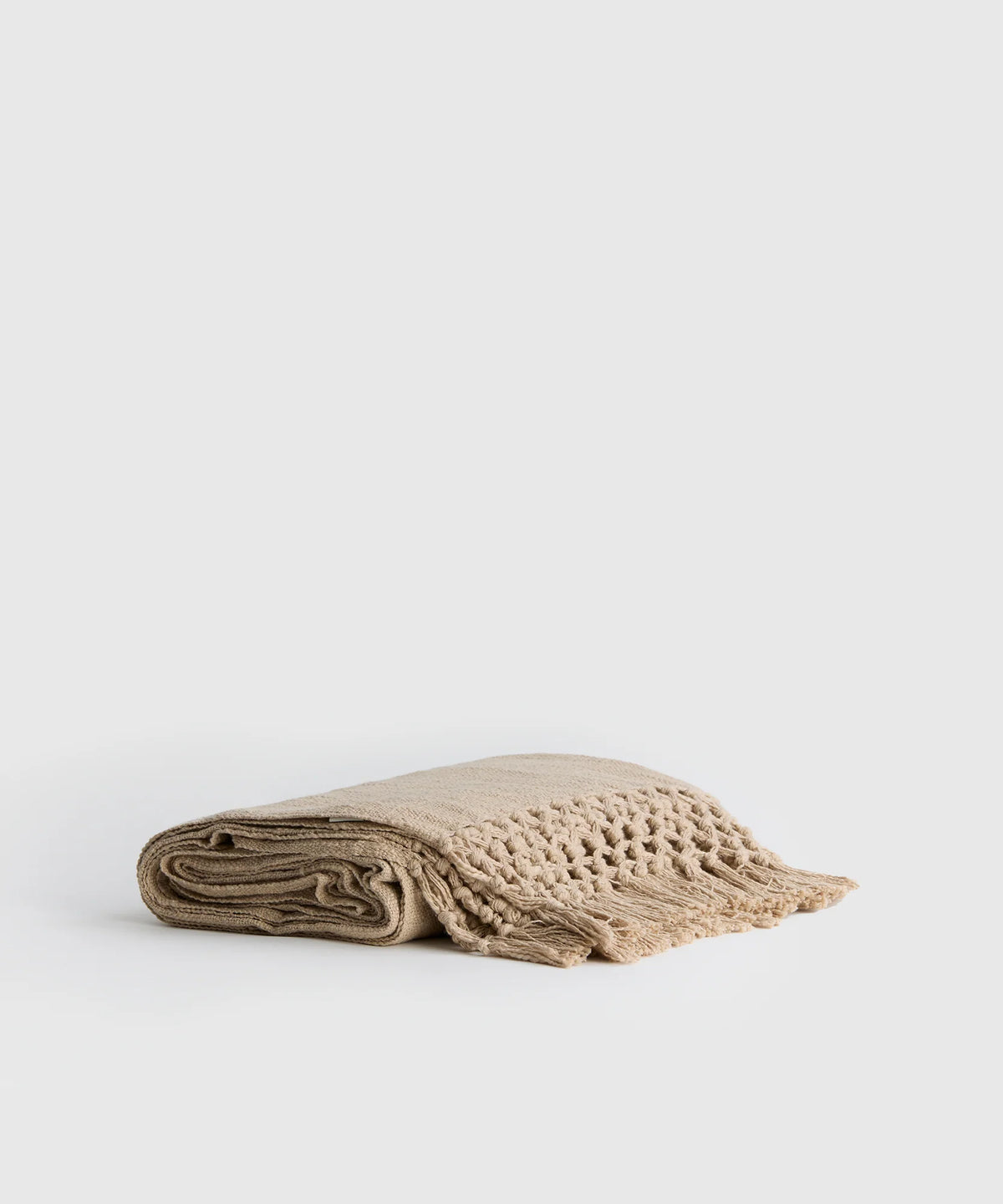 Manta Bordes Tejidos