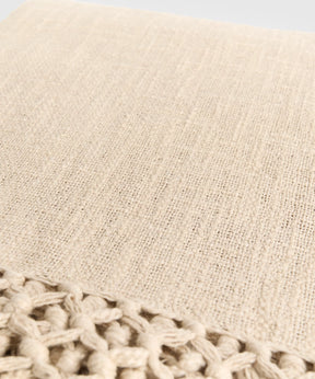 Manta Bordes Tejidos