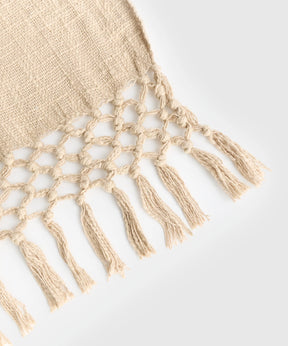 Manta Bordes Tejidos