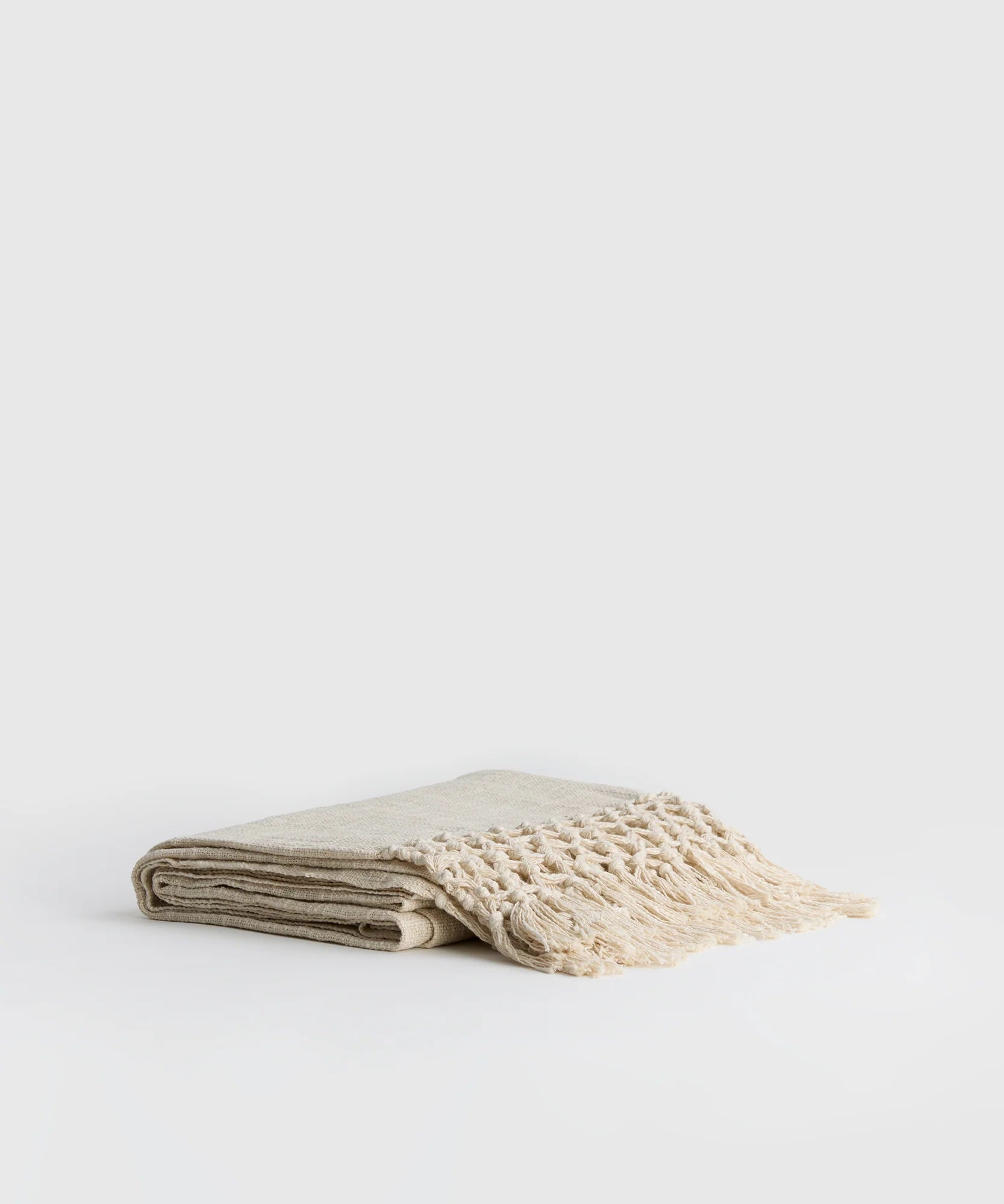 Manta Bordes Tejidos