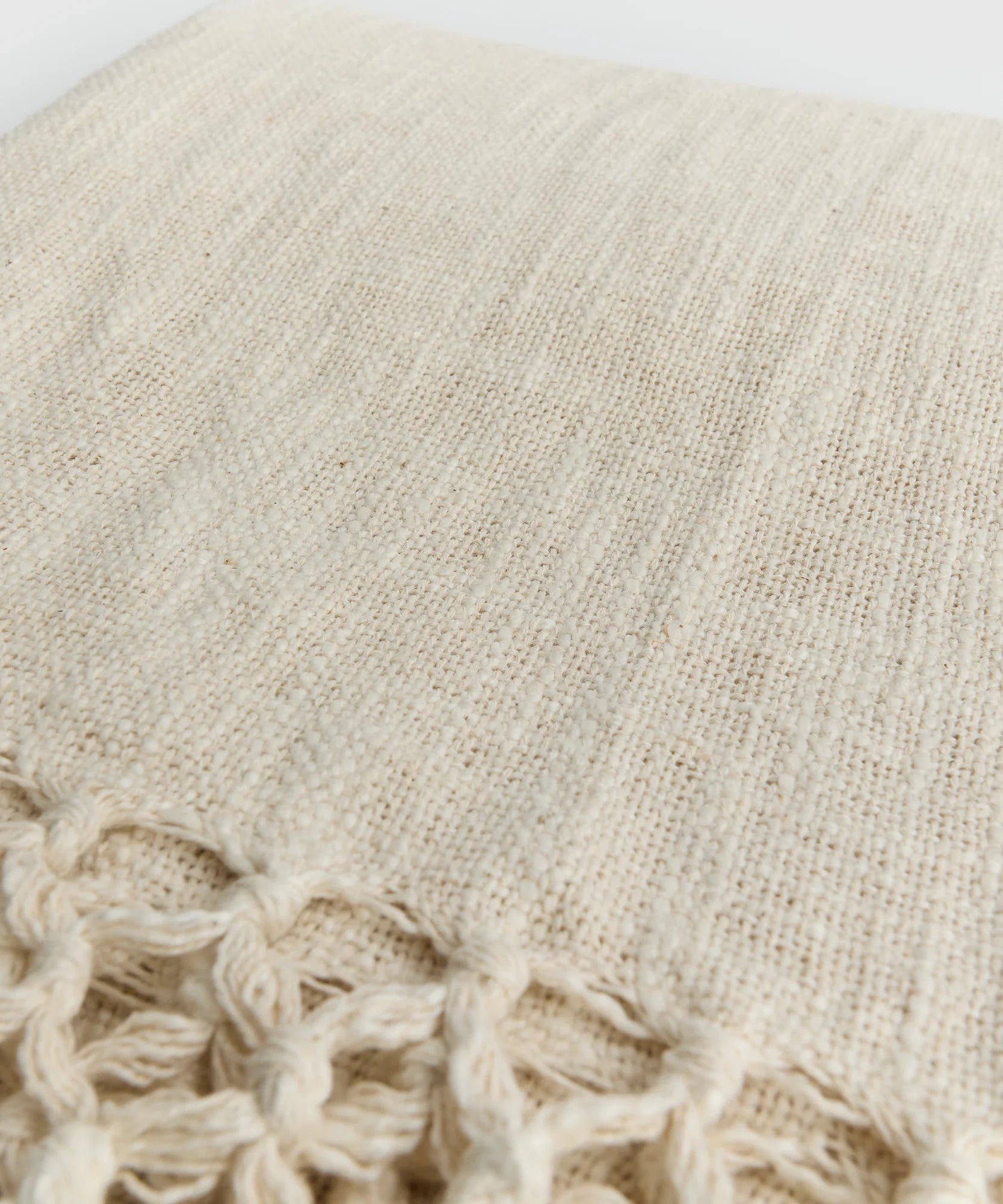 Manta Bordes Tejidos