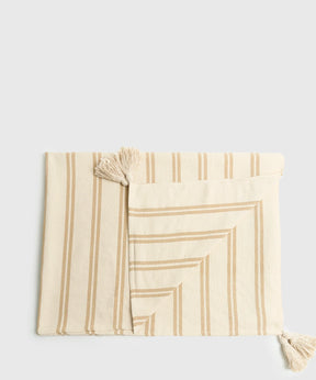 Manta Tassels Líneas Woman