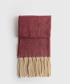 Maxi Bufanda Bicolor Flecos Alto Invierno