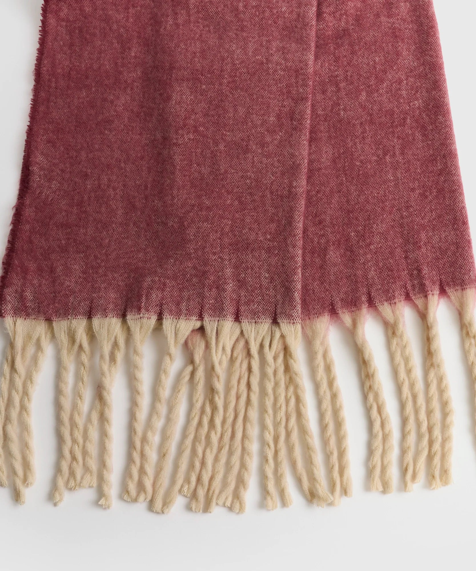 Maxi Bufanda Bicolor Flecos Alto Invierno