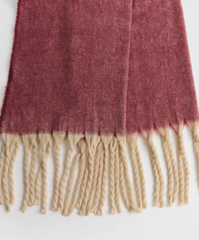 Maxi Bufanda Bicolor Flecos Alto Invierno
