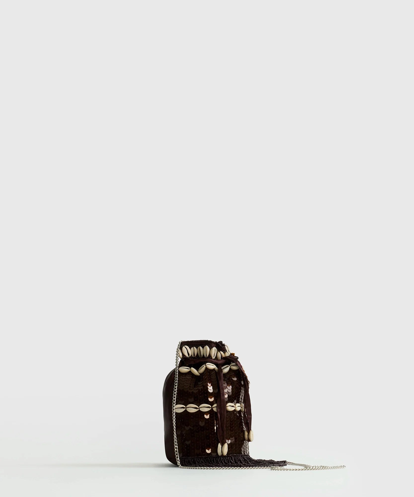 Mini Cartera Lentejuelas Café Fiesta