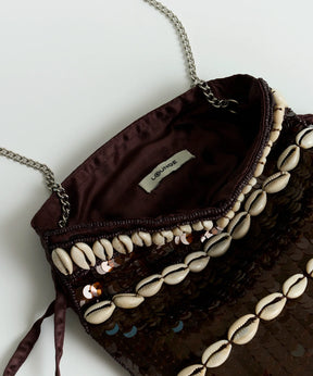 Mini Cartera Lentejuelas Café Fiesta