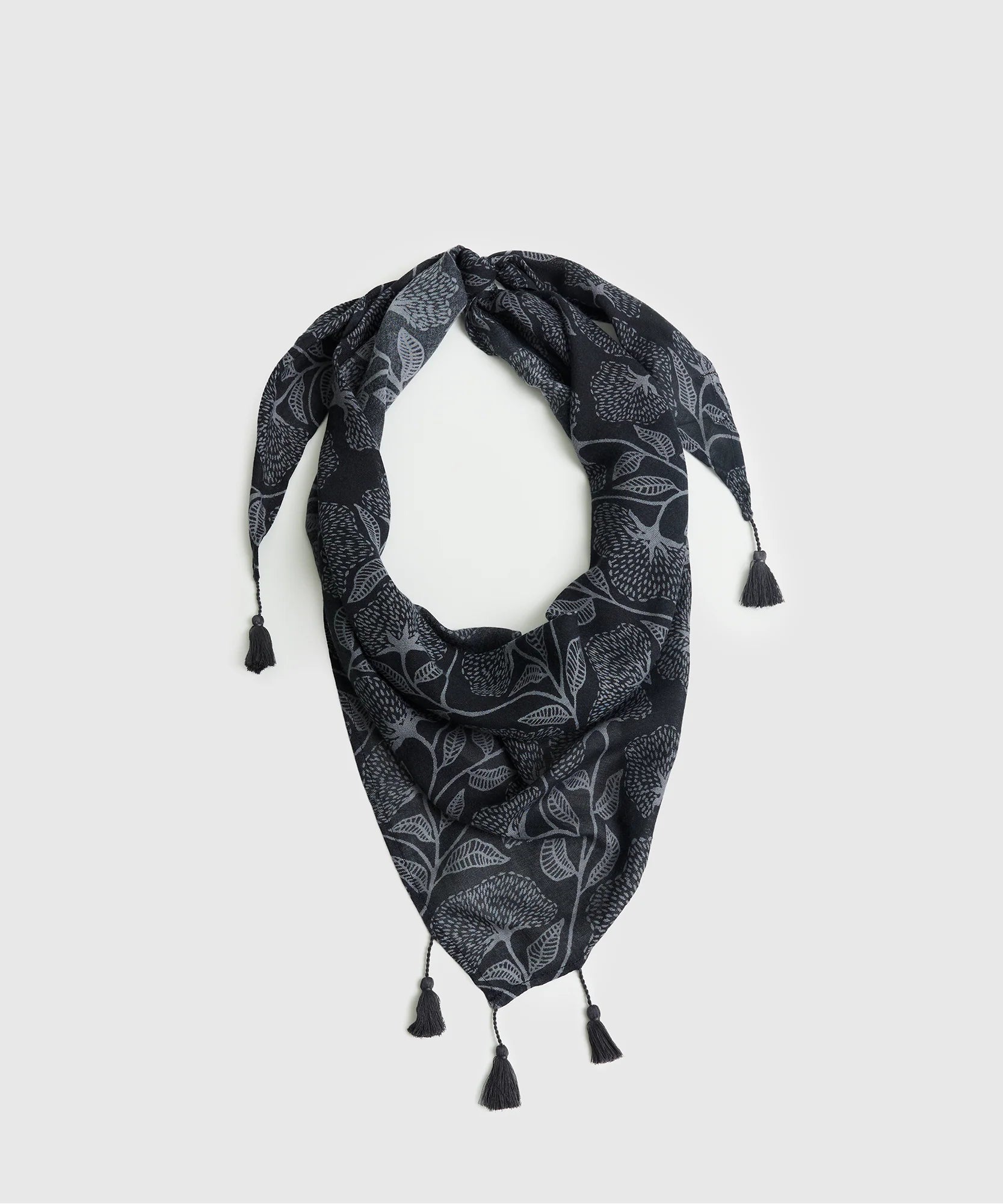 Pañuelo Triángulo Diseño Flores