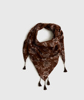 Pañuelo Triángulo Flores Boho