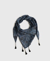 Pañuelo Triángulo Flores Boho