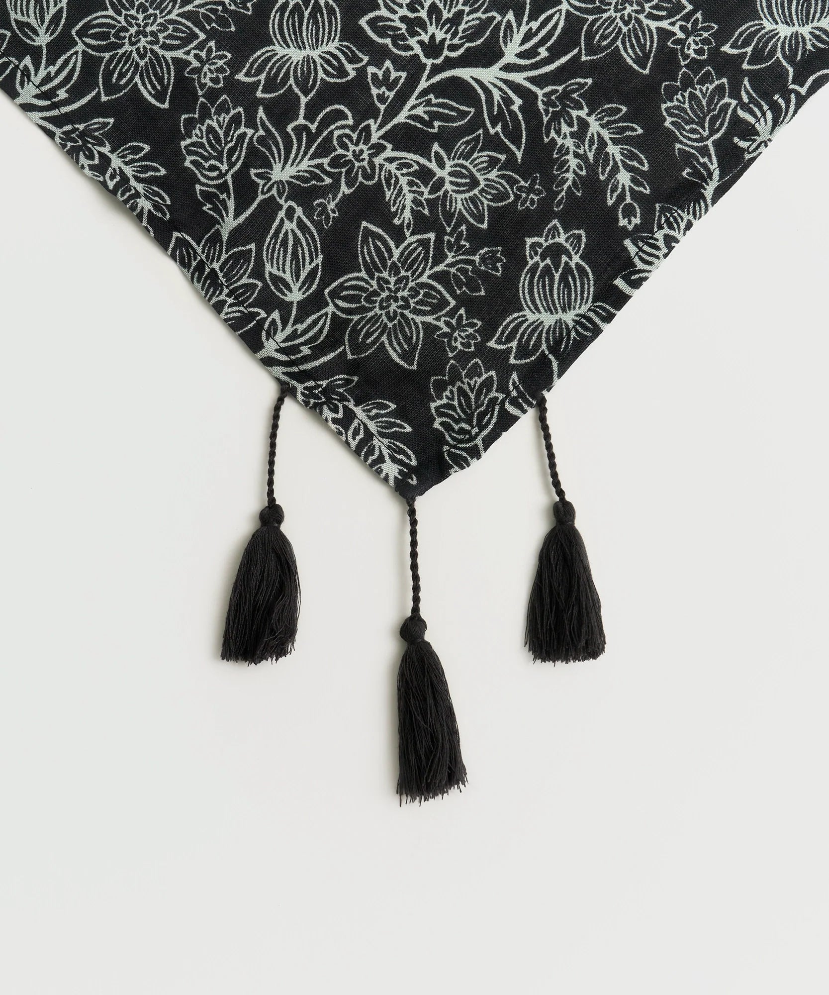 Pañuelo Triángulo Flores Boho