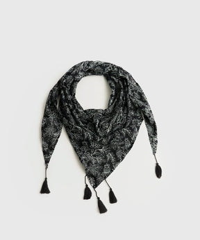 Pañuelo Triángulo Flores Boho