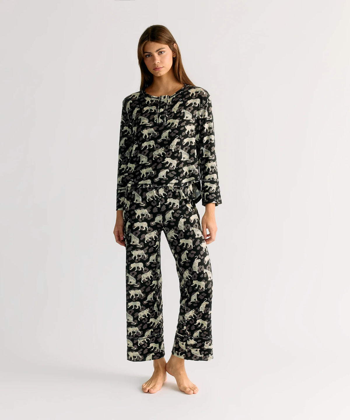 Pijama Animal Print Tigres Dreamy