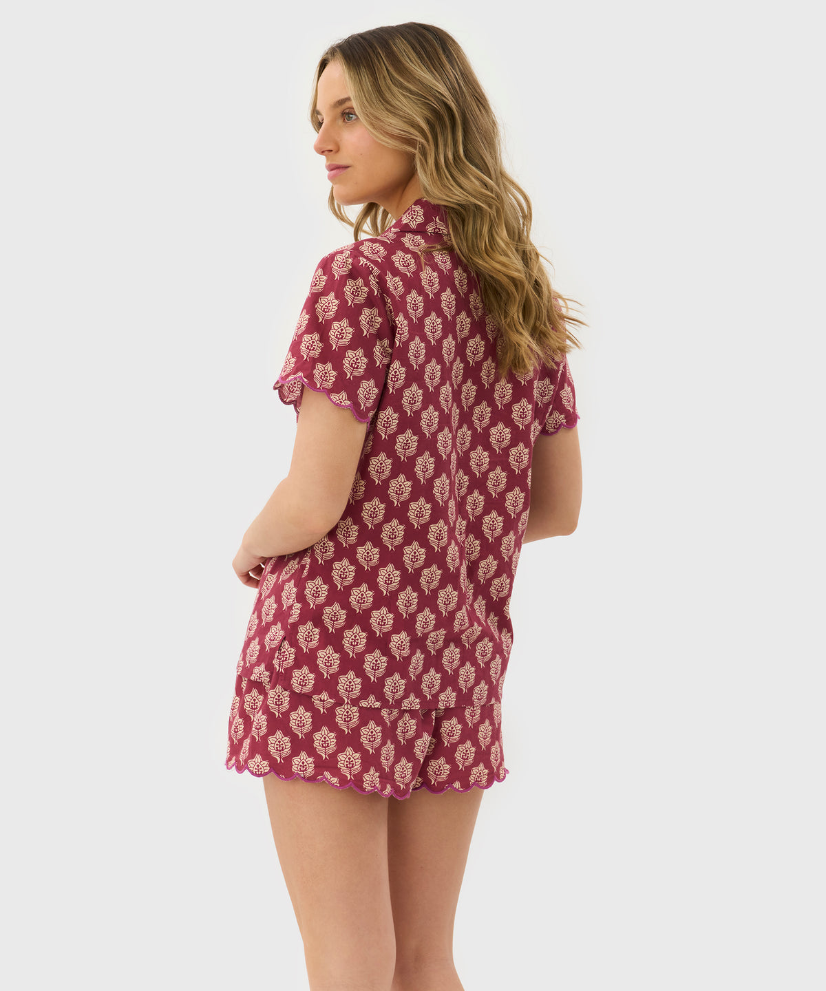 Pijama Camisero Boho Algodón