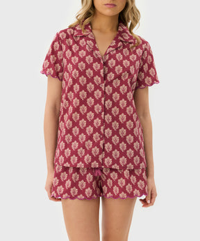 Pijama Camisero Boho Algodón