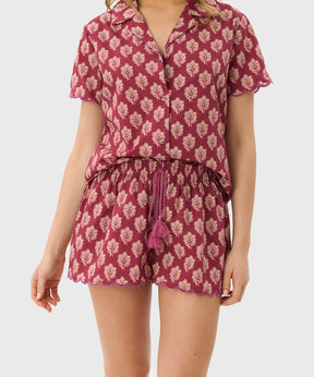 Pijama Camisero Boho Algodón