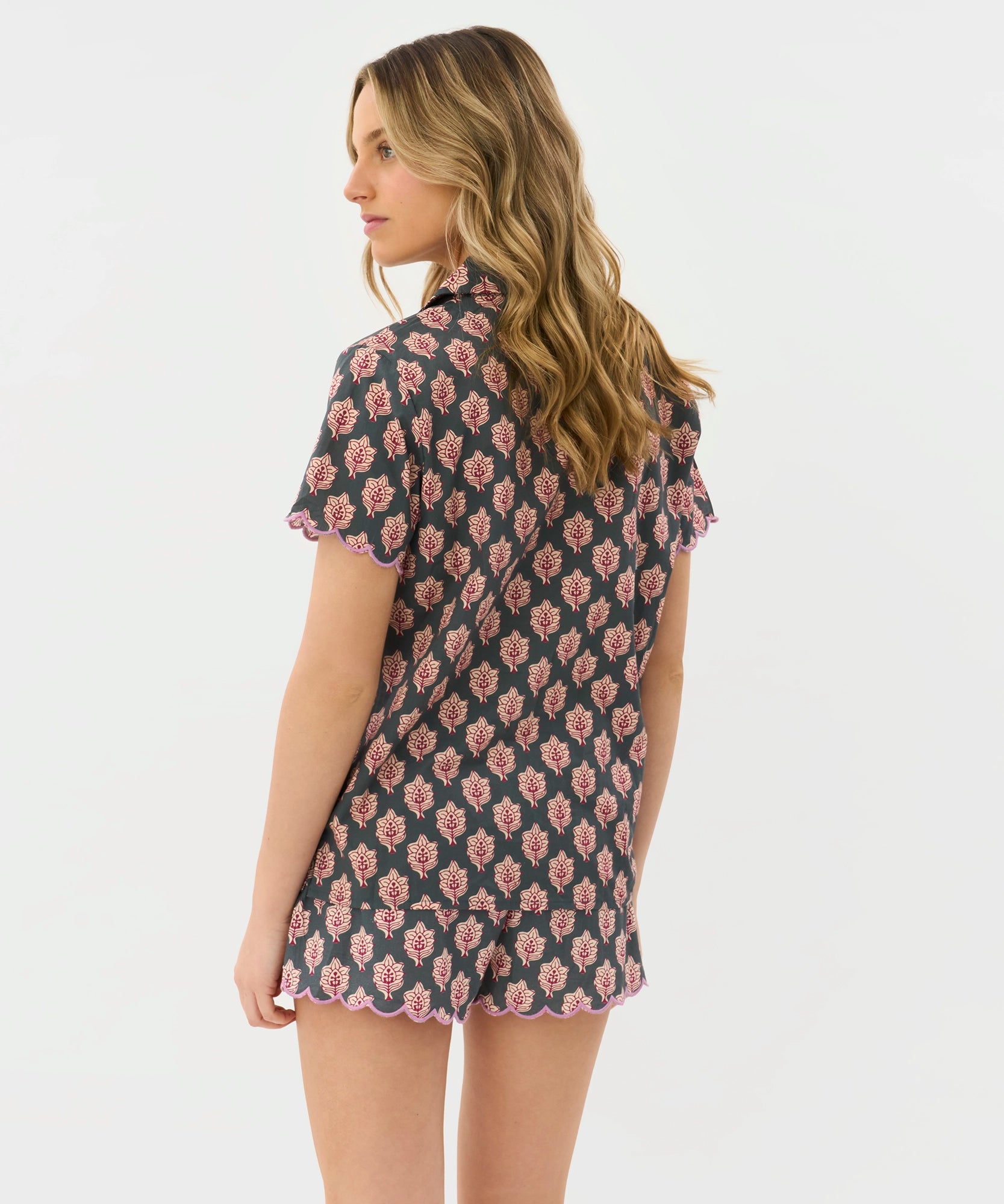 Pijama Camisero Boho Algodón