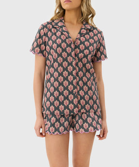 Pijama Camisero Boho Algodón