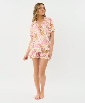 Pijama Camisero Floral