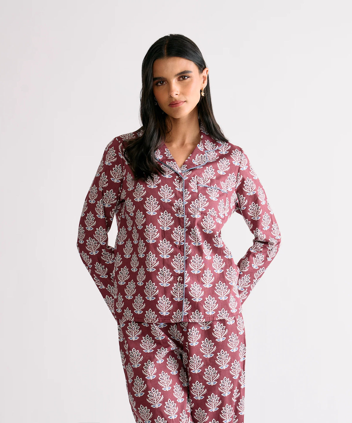 Pijama Camisero Flores Dreamy