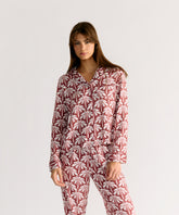 Pijama Camisero Palmeras Dreamy