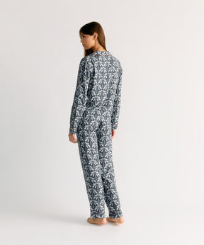 Pijama Camisero Palmeras Dreamy
