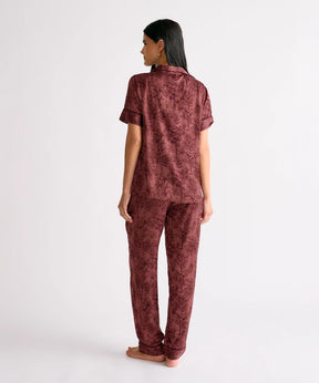 Pijama Camisero Palmeras Dreamy