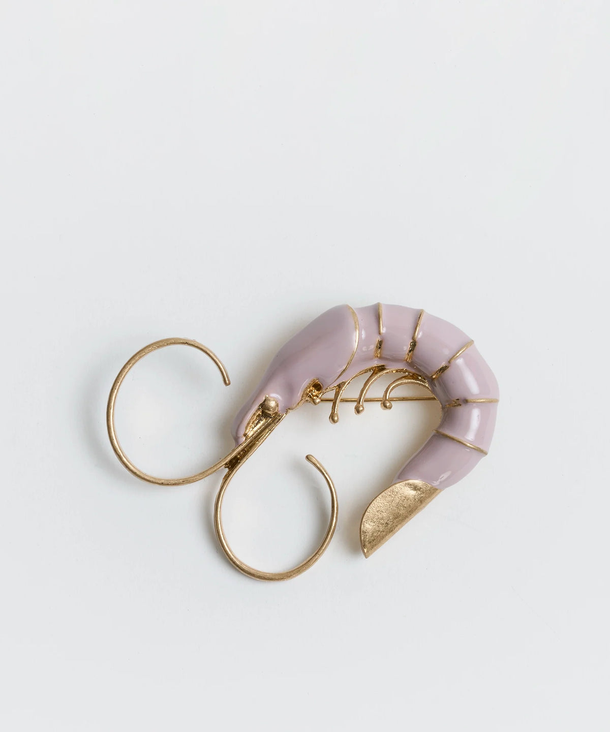 Prendedor Camarón Tesoros By @Mariaguldman