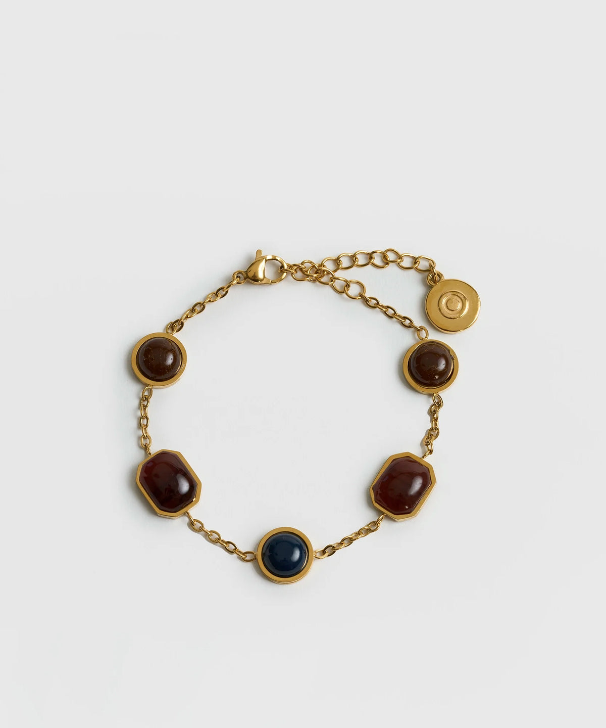 Pulsera Cadena Resina - Dorado