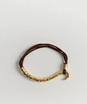 Pulsera Cuero Mostacillas Woman
