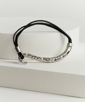 Pulsera Cuero Mostacillas Woman