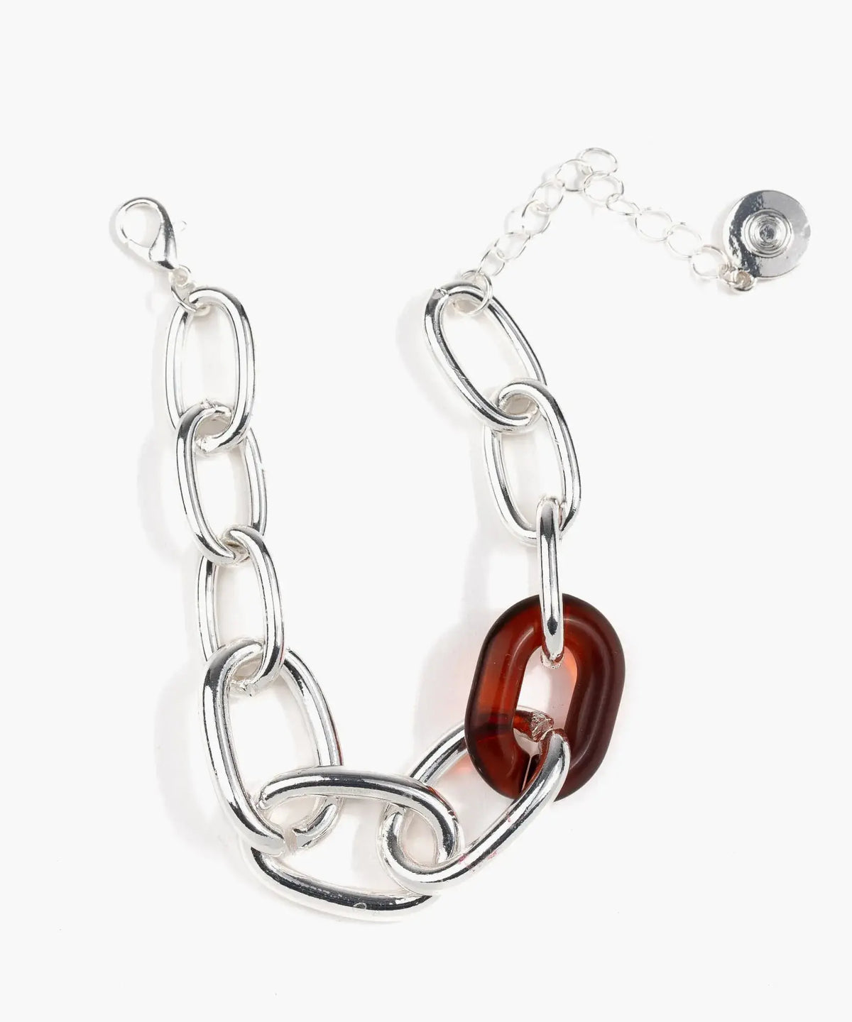 Pulsera Gruesa Detalle Resina