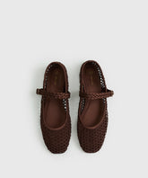 Sandalias Ballerina Tejida