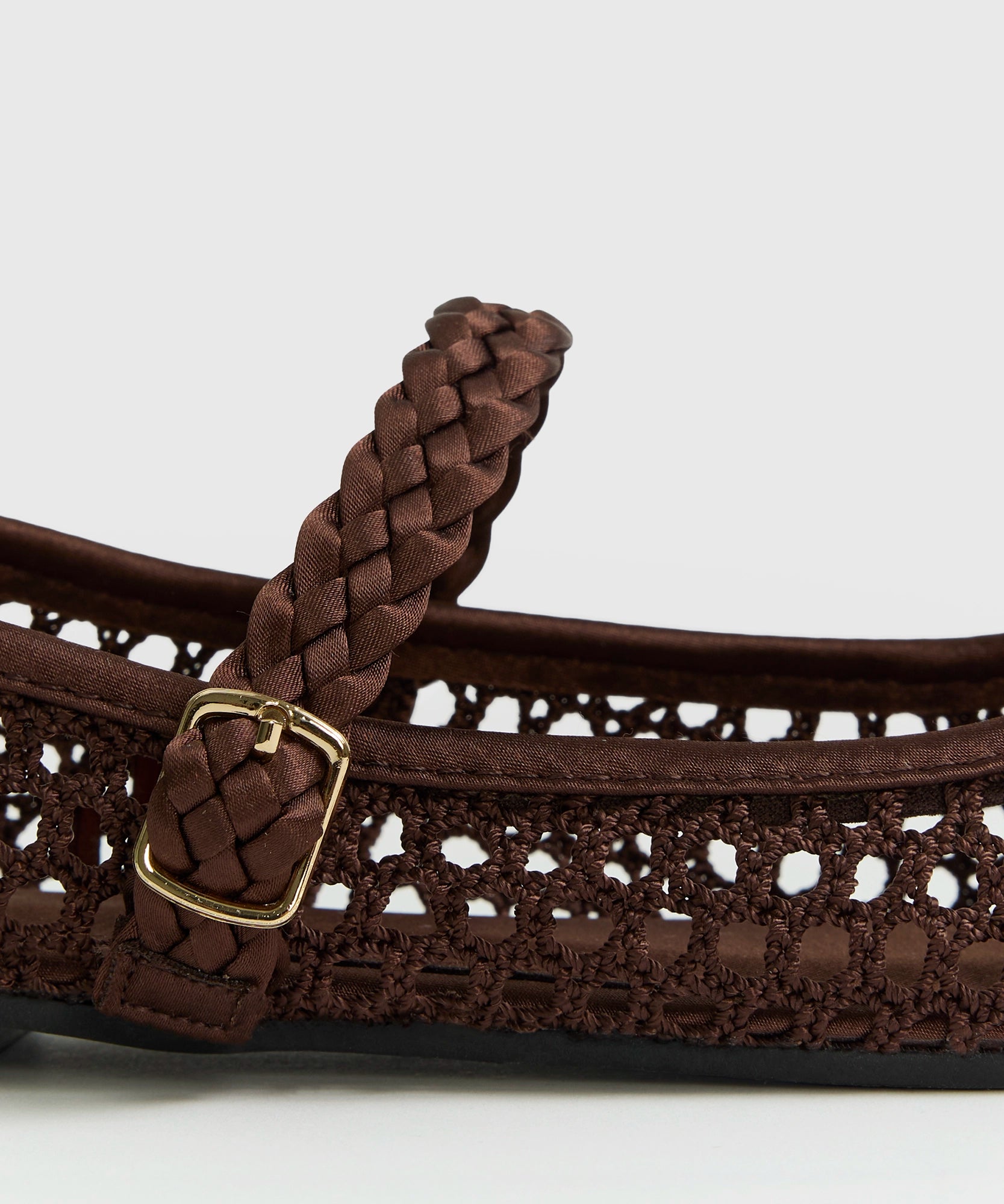 Sandalias Ballerina Tejida