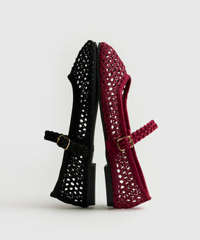 Sandalias Ballerina Tejida