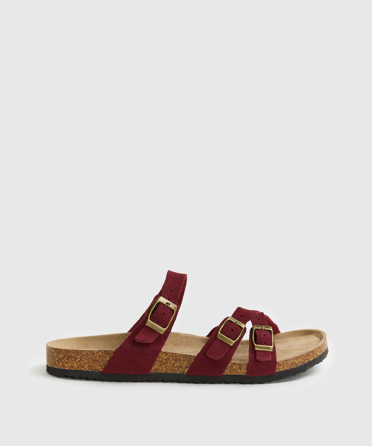 Sandalias Cruzadas Suede