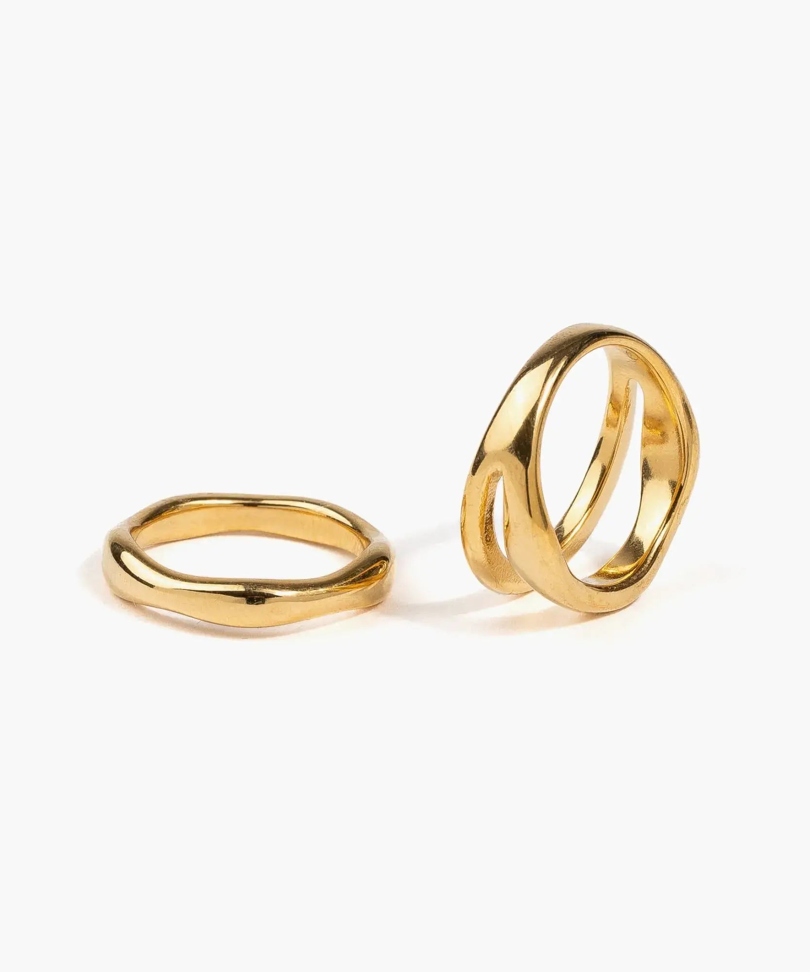 Set Anillos Irregular