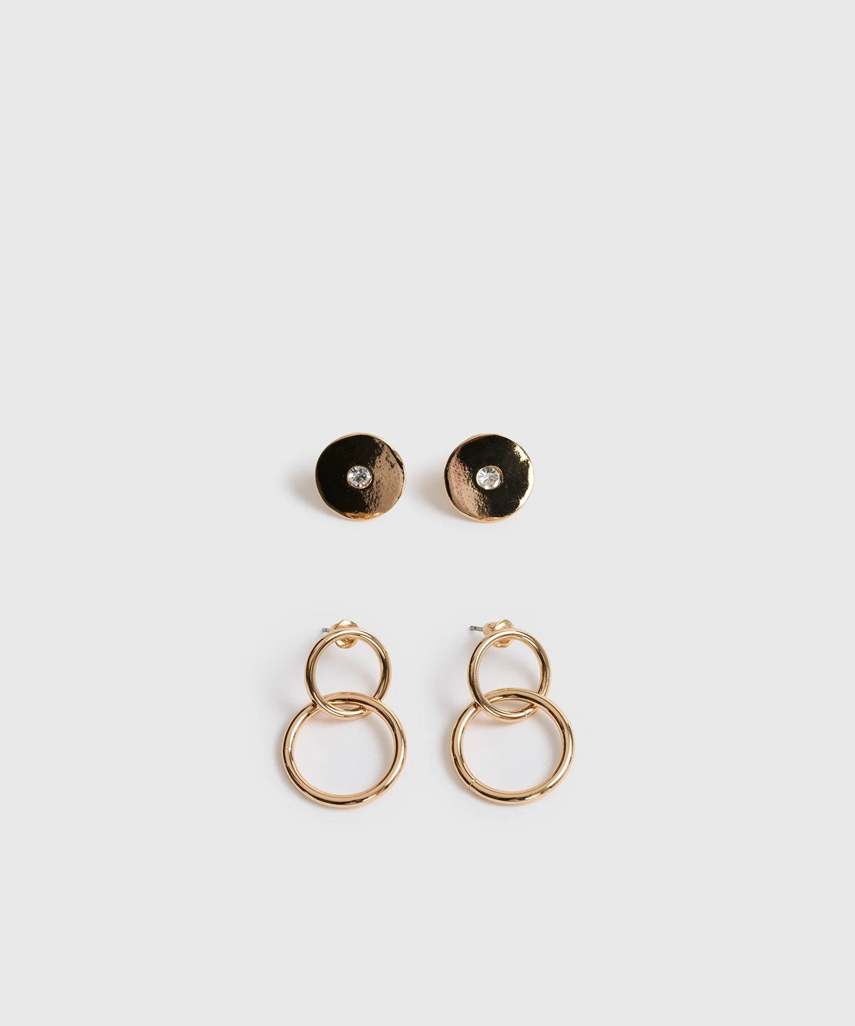 Set Aros Argollas Entrelazadas Woman