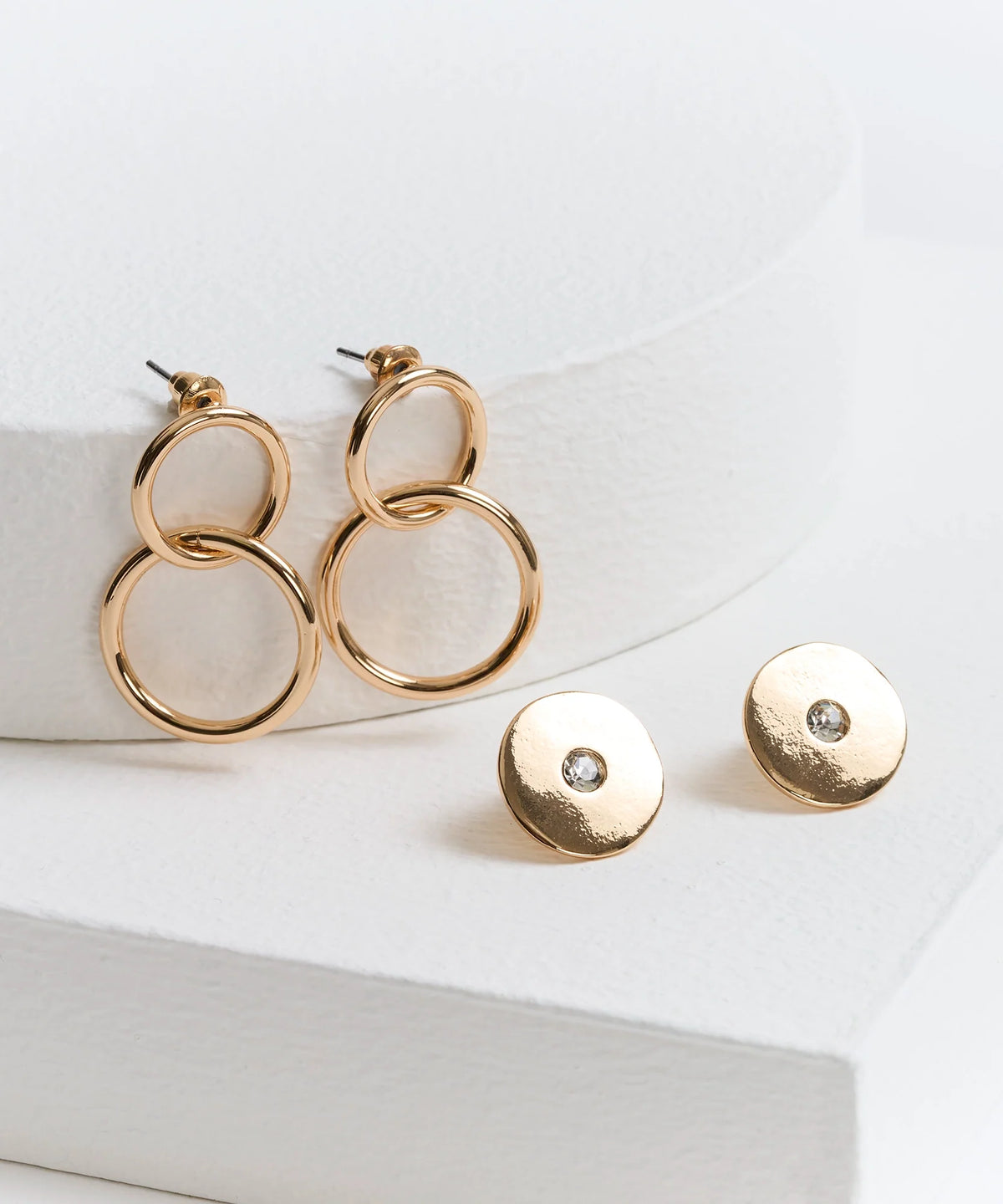 Set Aros Argollas Entrelazadas Woman