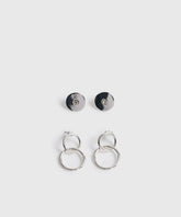 Set Aros Argollas Entrelazadas Woman