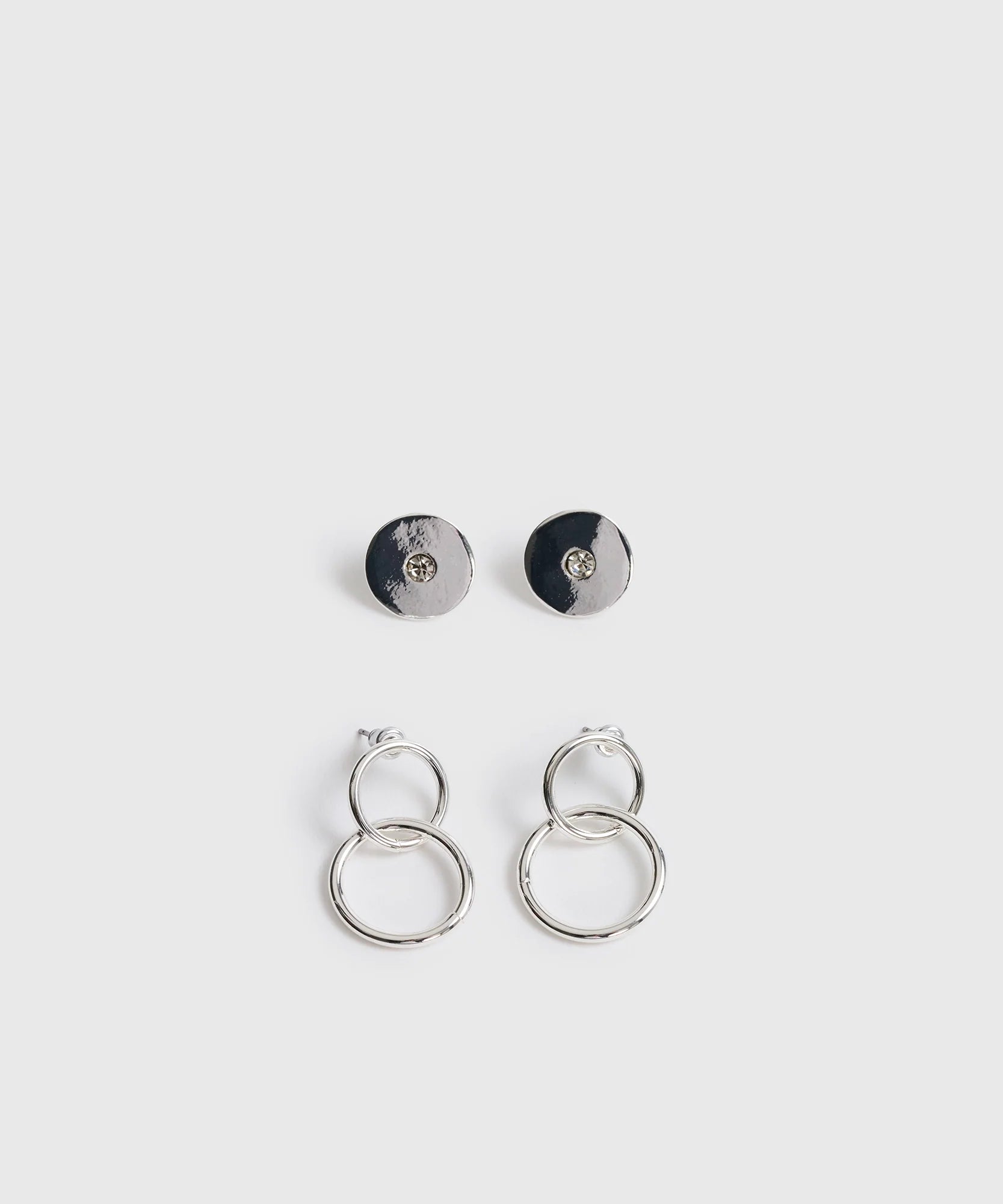 Set Aros Argollas Entrelazadas Woman