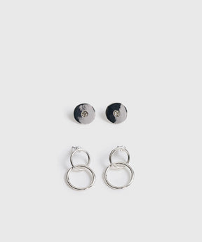 Set Aros Argollas Entrelazadas Woman