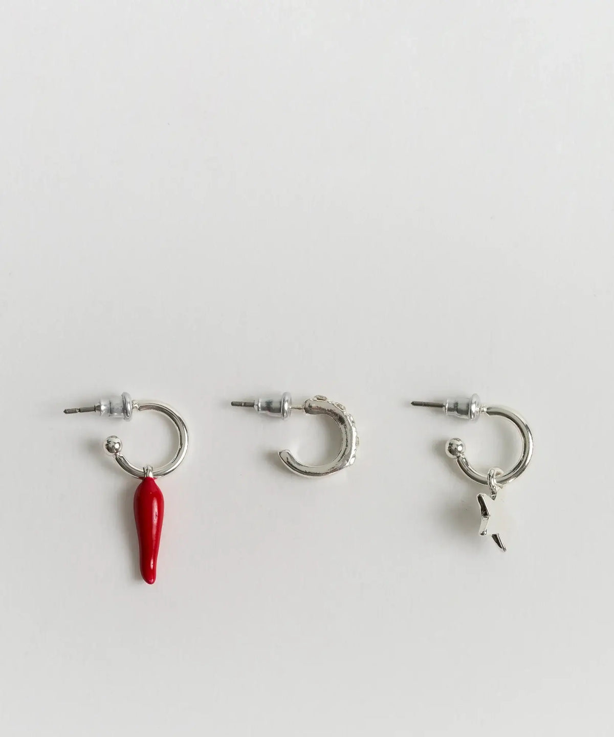 Set Aros Argollas Pequeñas Diferentes Street