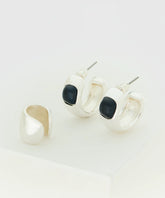 Set Aros Detalle Resina Y Cuff