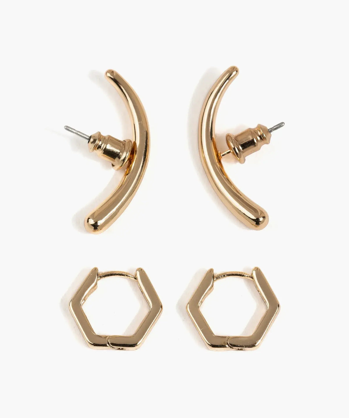 Set Aros Figuras - Dorado