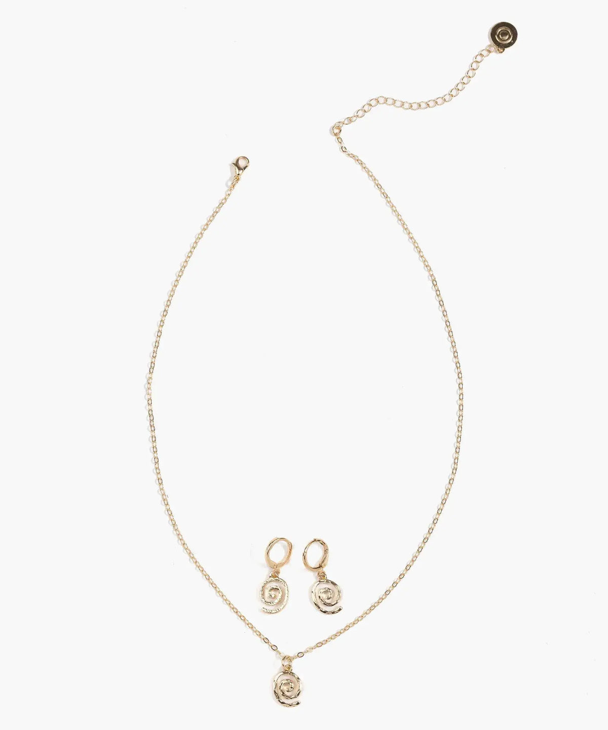 Set Collar Y Aros Caracol