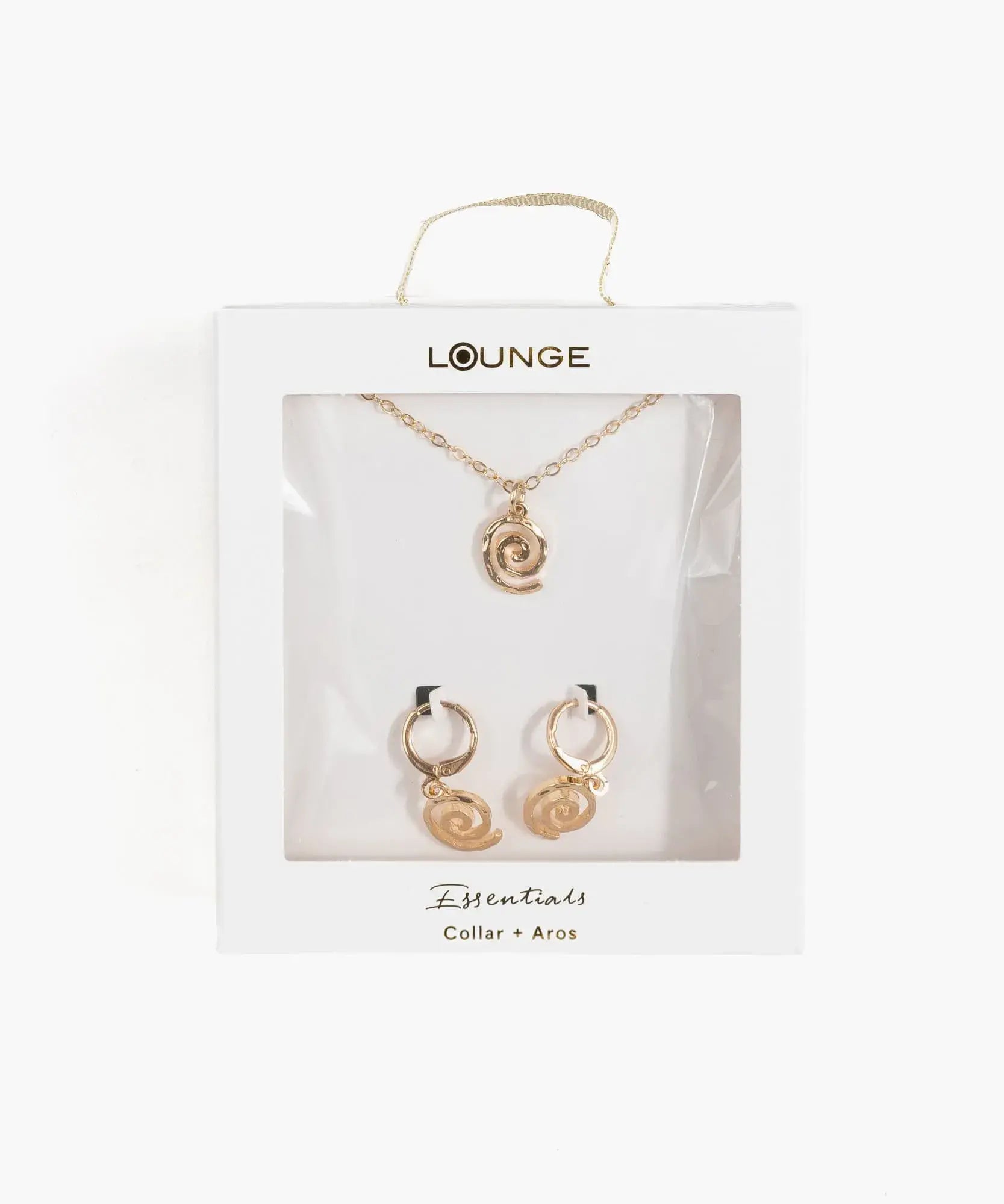 Set Collar Y Aros Caracol