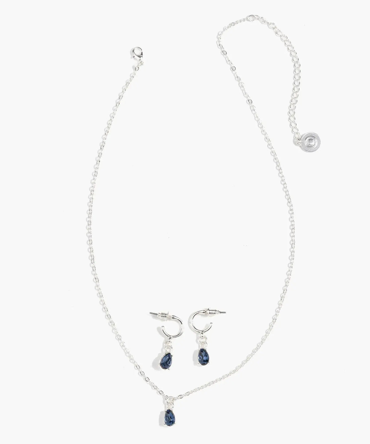 Set Collar Y Aros Piedra