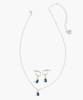 Set Collar Y Aros Piedra